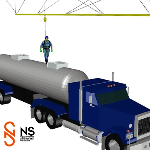 Sistema de Linha de Vida para Trabalho em Altura