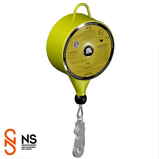Trava Quedas Retrátil Certificado para Trabalho em Altura